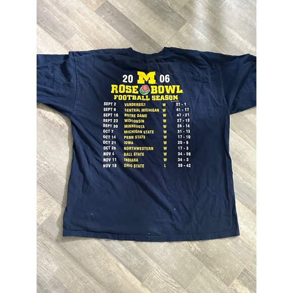 Vintage Michigan Rose Bowl 2007 Long Sleeve Shirt XL Mens - Picture 10 of 11